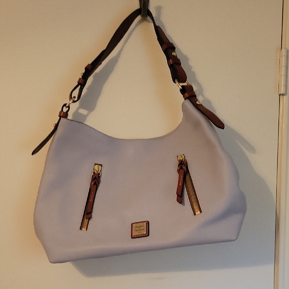 Dooney and Bourke light blue leather bag